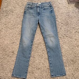 MOTHER Light Blue Straight Leg Jeans